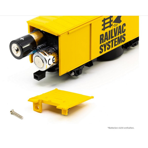 SchienenreinigungswagenTomytec mit Staubsauger AC/DC  «Railvac Systems»  