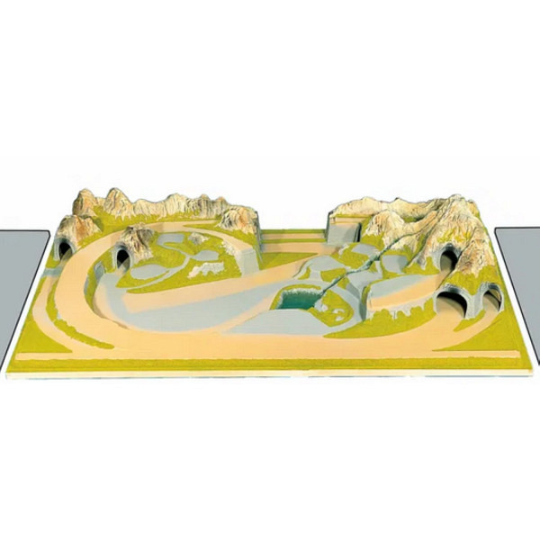 Fertiggelände "Mittenwald", 200 x 120 cm, 41 cm hoch 