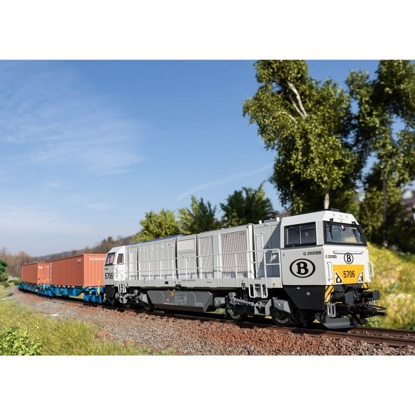 Diesellokomotive Vossloh G 2000  SNCB 5706   