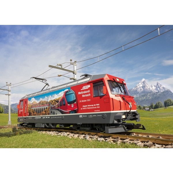 Jubiläumsangebot  50 Jahre Zugkraft Stucki   RhB Ge 4/4 III "Alpine Cruise" Nr. 644    