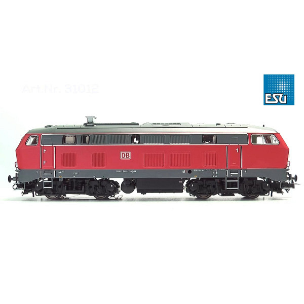 Jubiläumsangebot  über 50 Jahre Zugkraft Stucki  Diesellok, BR 218 472, DB, verkehrsrot, Vorbildzu..