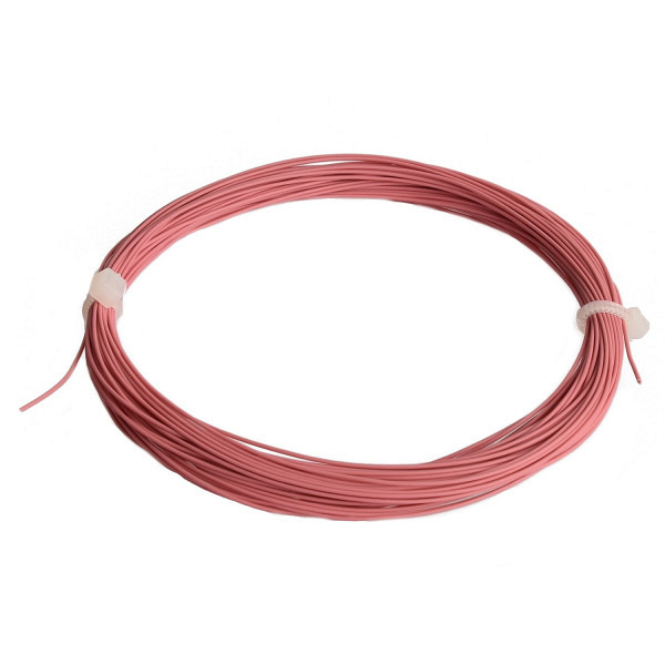 Hochflexibles, dünnes Kabel, Durchmesser 0,5 mm, pink, AWG 36, L = 10 m 