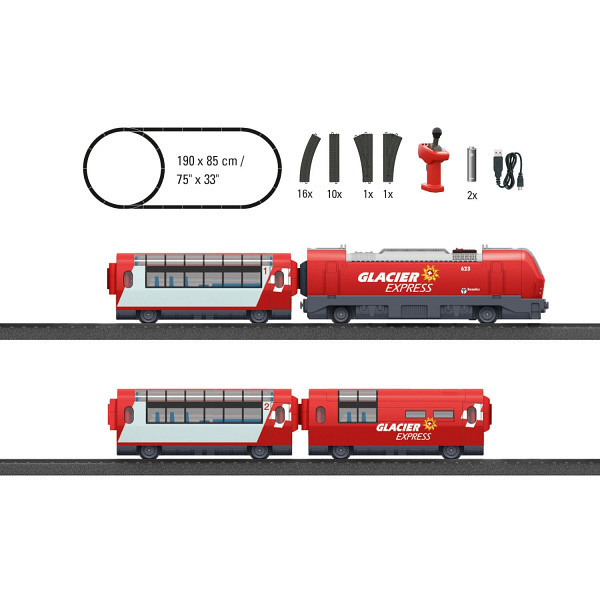Märklin my world - Startpackung "Glacier Express" 