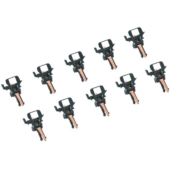 10 Stk. stromführende Kurzkupplungsköpfe für Norm-Kupplungsaufnahme 
