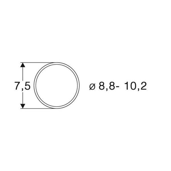 Haftreifen (10 Stk.) 8.8 mm - 10.2 mm.  