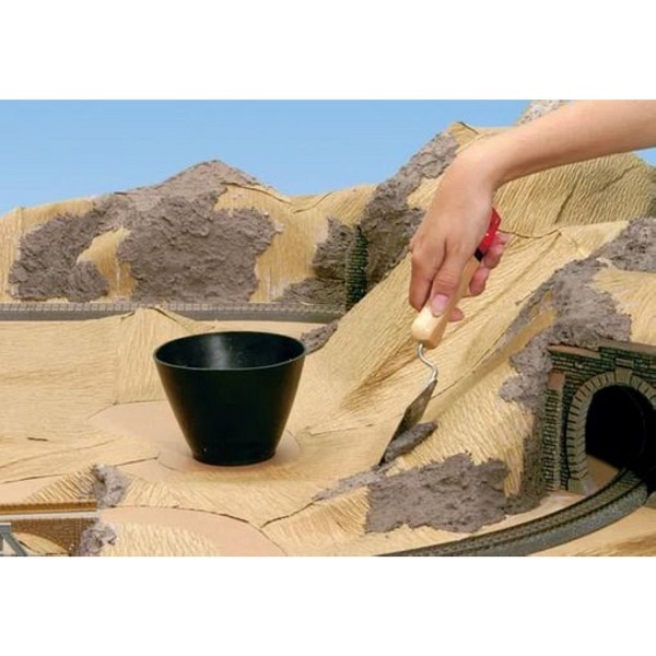 Fels-Spachtel Granit grau, 400 g  