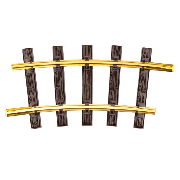 Gebogenes Gleis, R1, 15°  