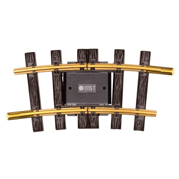 Gebogenes Trenngleis, R1, 15° (Trenngleis)  