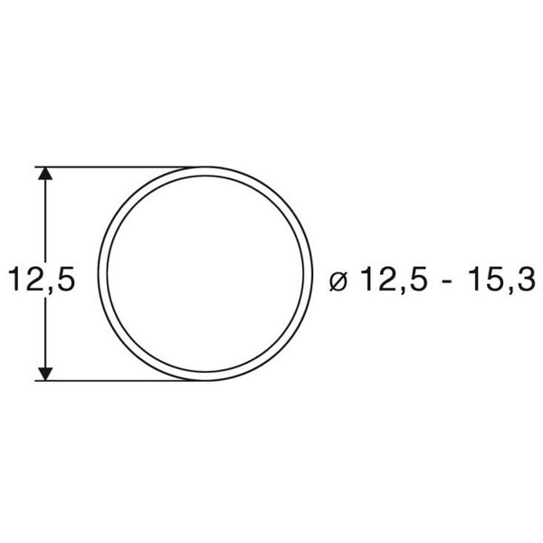 Haftreifen (10 Stk.) 12,5 - 15,3 mm. 