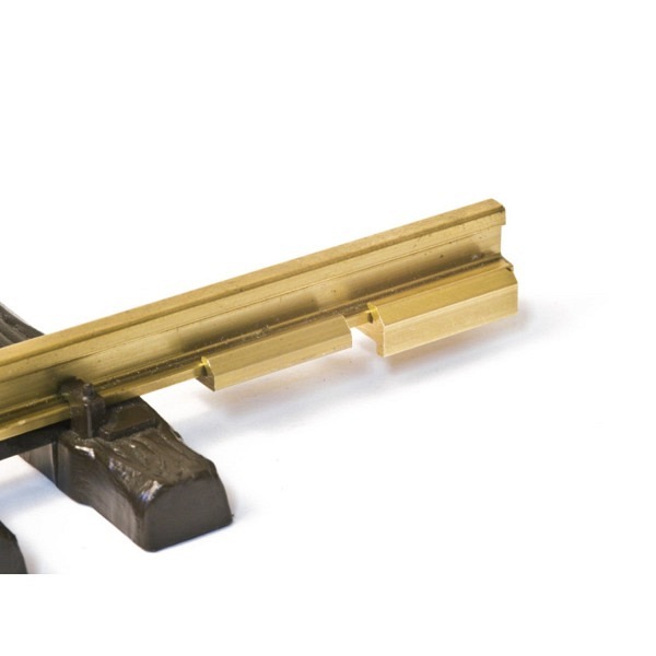 Spur LGB:  Schienenverbinder Messing, 19 mm, 100 Stk. 